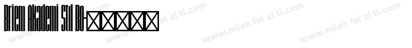 Briem Akademi Std Bo字体转换